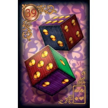 Kosmetinis defektas Gilded Reverie Lenormand kortos US Games Systems